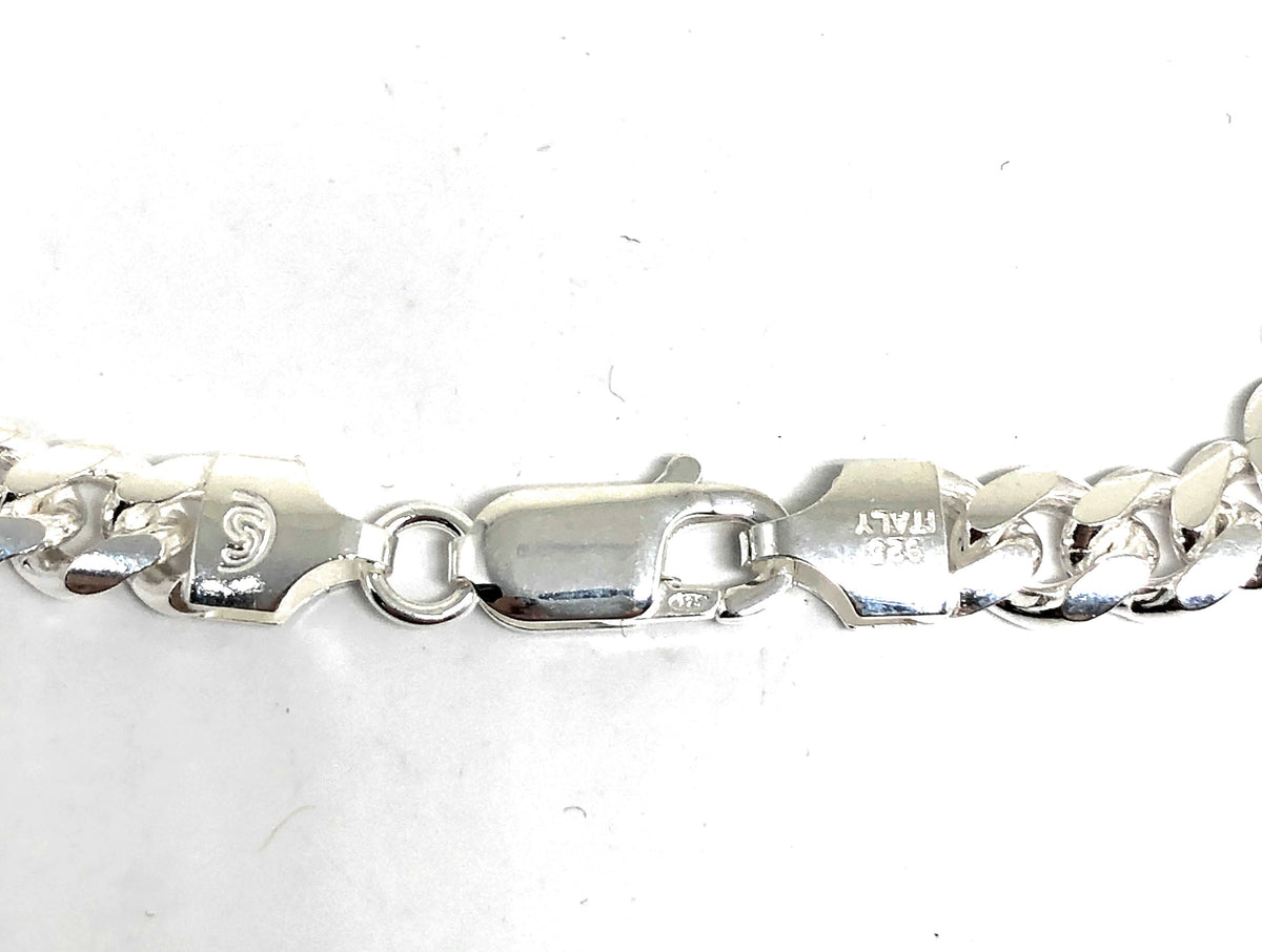 19 Classic Medium Link Silver Chain