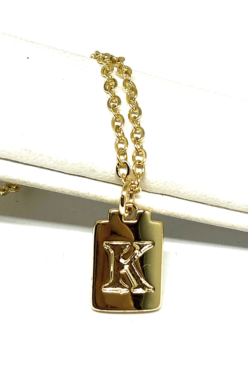 Louis Vuitton LV & Me Necklace, Letter A, Gold, One Size