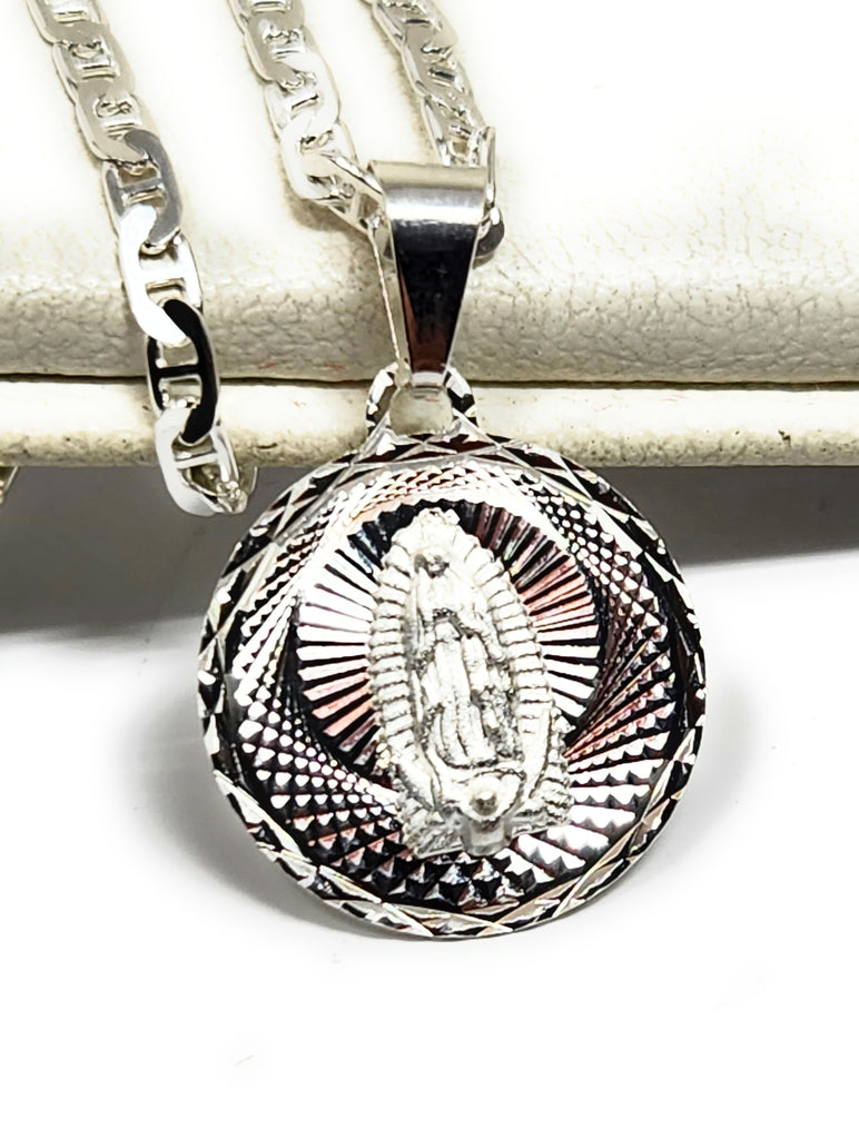 Miraculous Medal, First Communion Gift for Girl, Virgin Mary Necklace,  Personalized, Communion Necklace, Catholic Jewelry, Sterling Silver