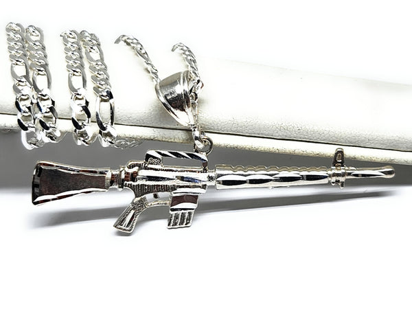 Amazon.com: Xusamss Punk Titanium Steel Revolver Gun Pendant Necklace,24inches  Link Chain: Clothing, Shoes & Jewelry