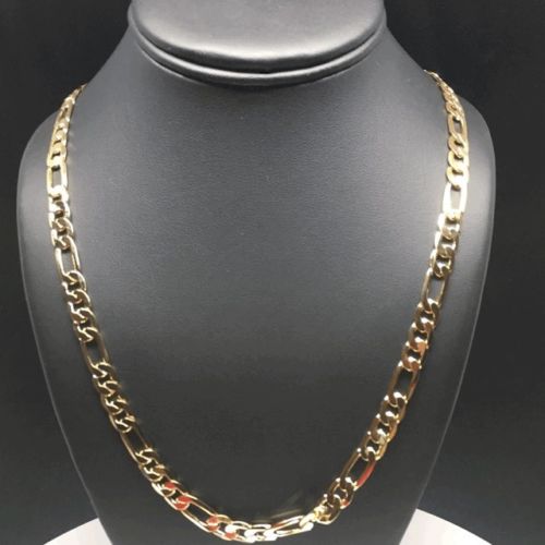Chapado en 26 "Cadena Figaro Figaro 26" Oro Laminado – Fran & Co Jewelry