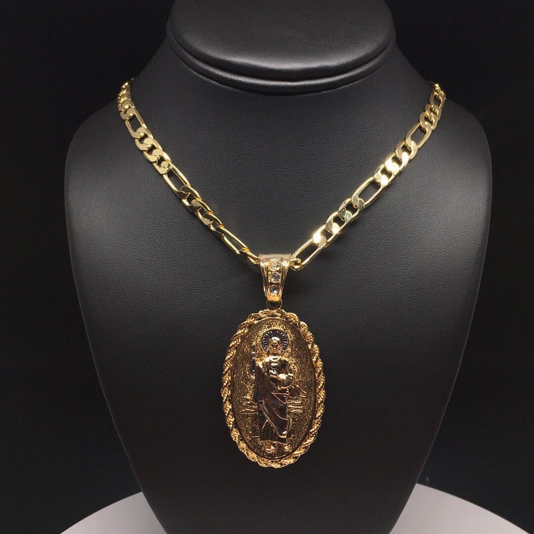 ❤️ 10k gold pendant San Judas - Saint purchases Jude