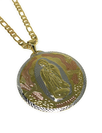 Gold-plated pendant necklace - Gold-coloured/U - Ladies