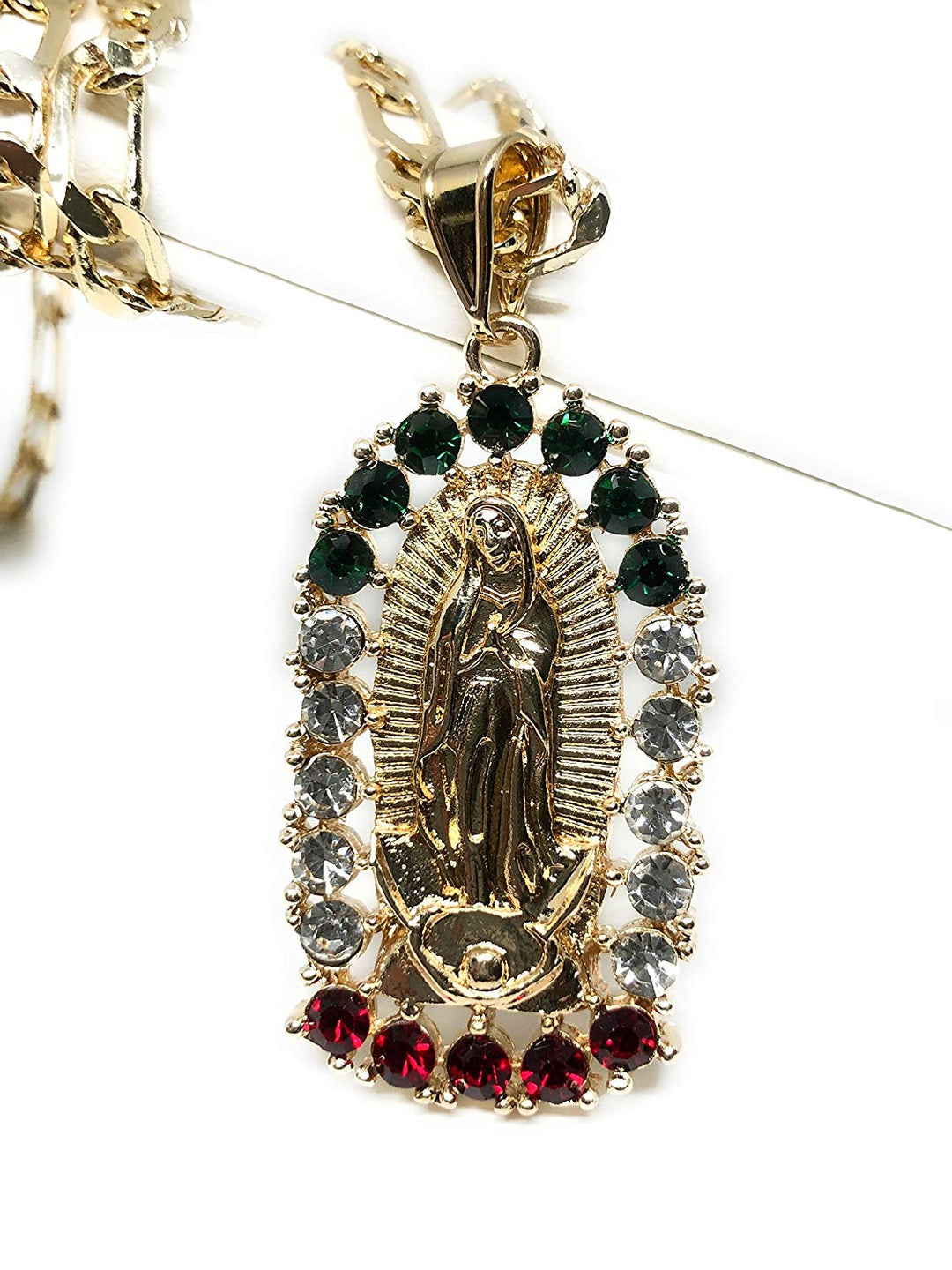 Gold pendant store Virgin Mary