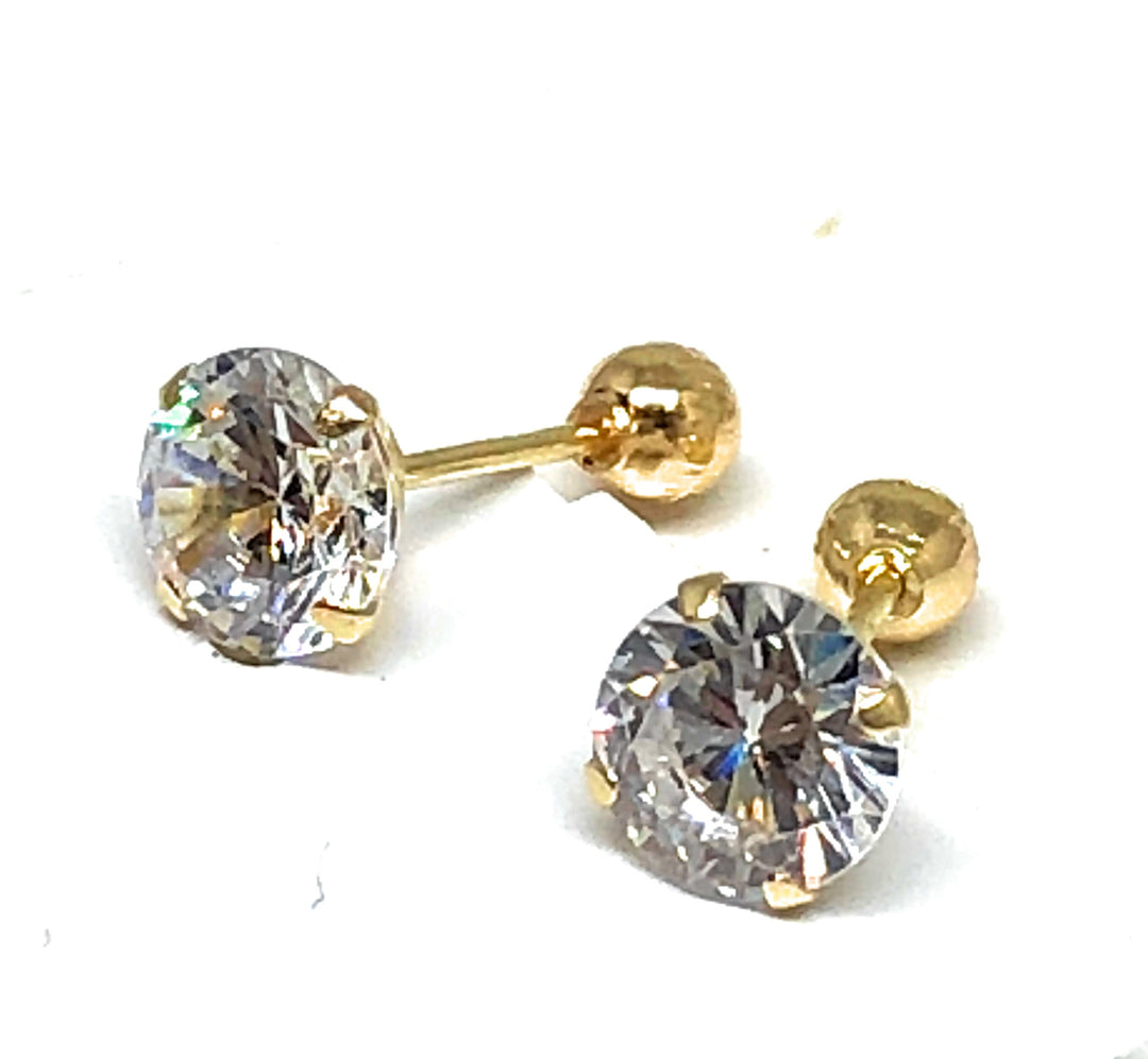 14k solid sold gold earings