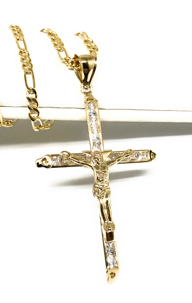 Small Crucifix Cross Pendant 14k Yellow White Gold Religious cheapest Jewelry Figural