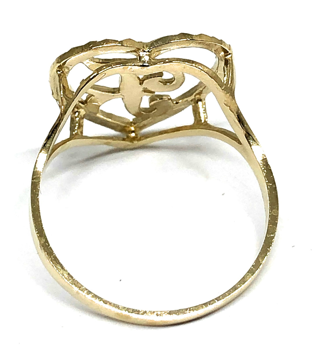 ❤️ 10k solid gold store ring initial C boy or girl ❤️ Size 2.5 ❤️