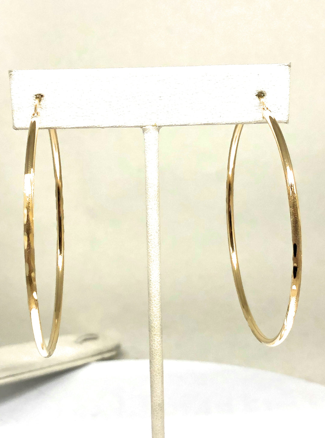 14K Gold Classic shops Hoop Earrings, Solid Yellow Gold