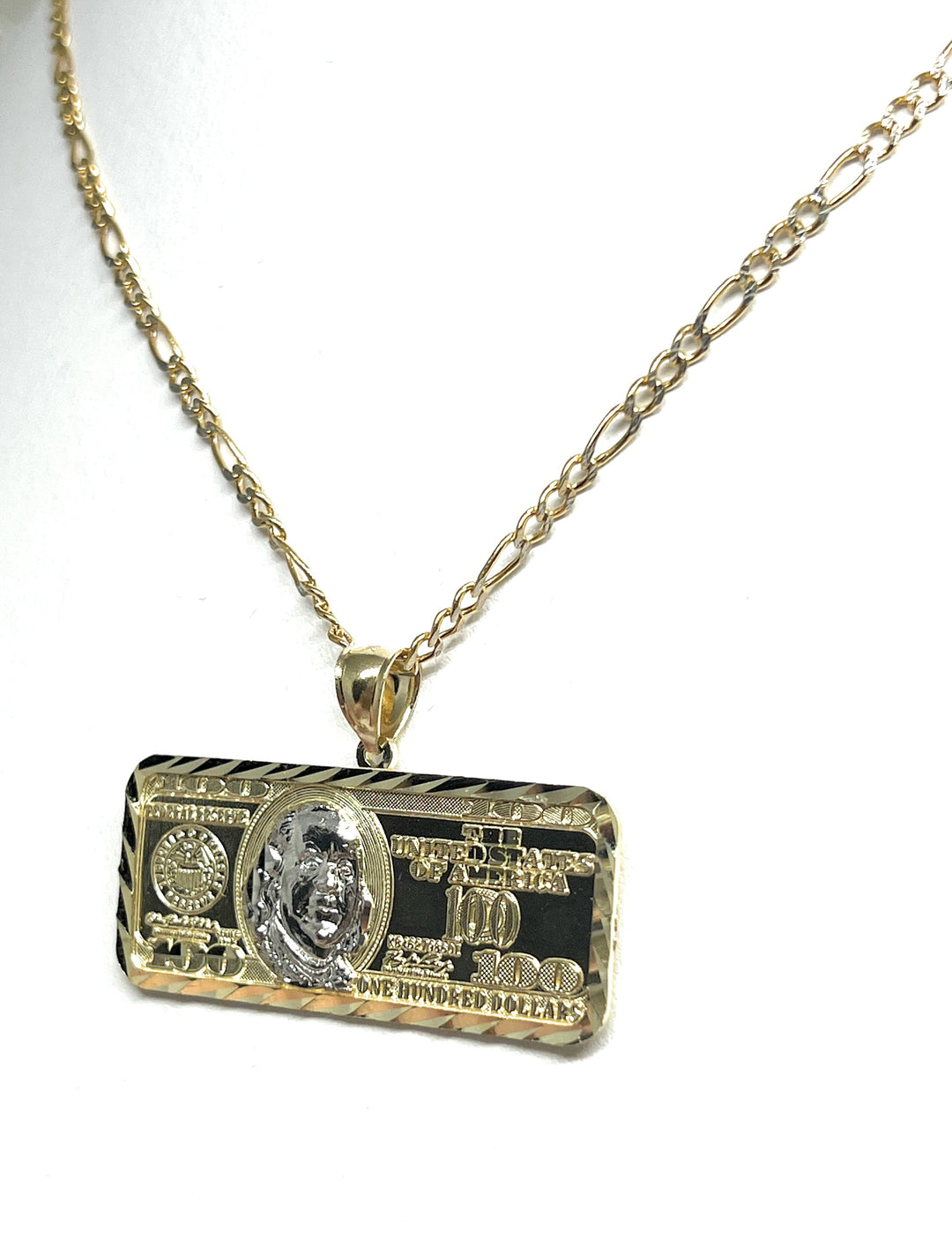 Dollar Solid 14k Gold deals Filled Dollar Necklace